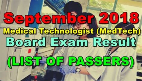 prc exam location|Medical Technologist Board Exam Result September 2018.